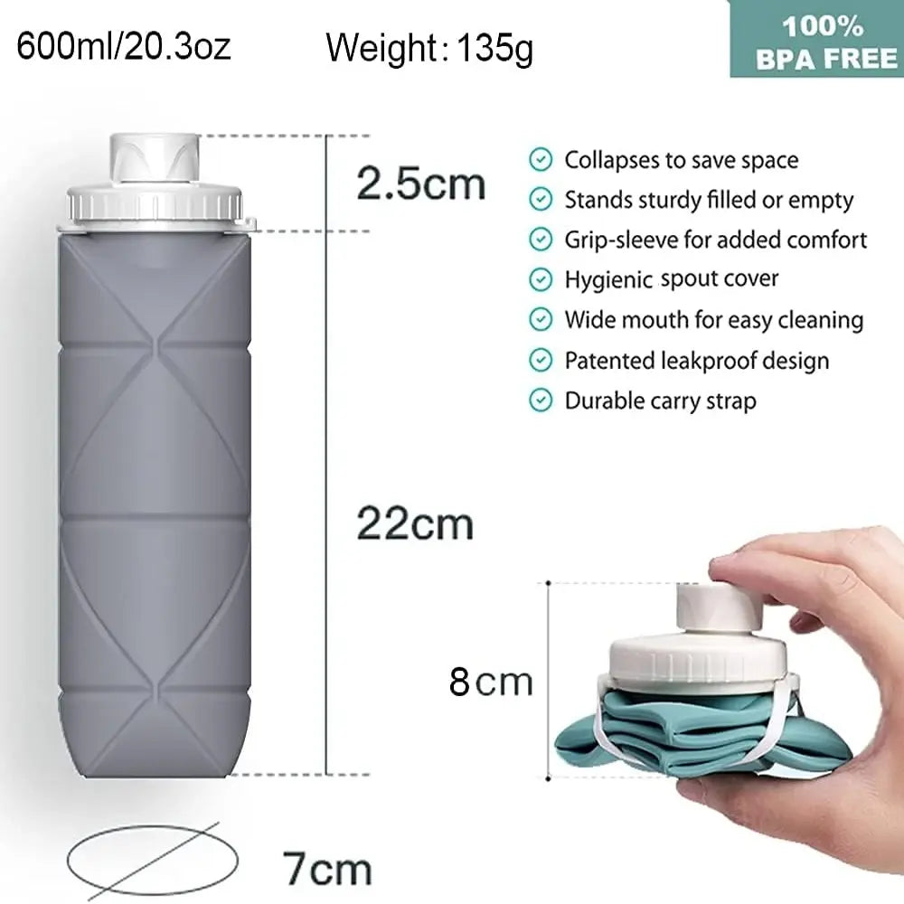 Foldable Silicone Waterbottle