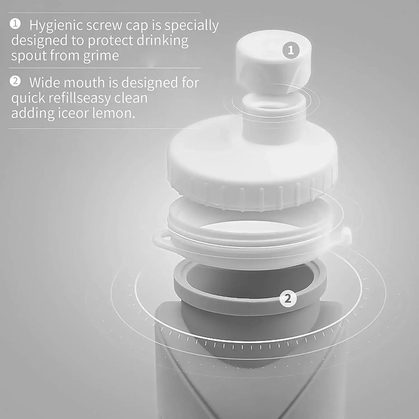 Foldable Silicone Waterbottle