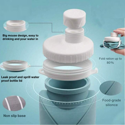 Foldable Silicone Waterbottle