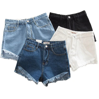 Cropped denim short